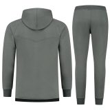 8. Sweatvest & Joggingbroek - grijs - Back