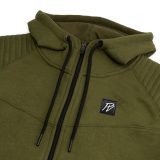 8. Sweatvest - donkergroen - Detail